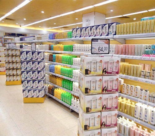 西藏化妆品货架案例 西藏化妆品货架案例